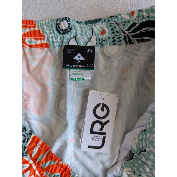 LRG Lifted Research Group Board Shorts Swim Trunks Mens Size 3XL NWT Tropical - Picture 3 of 7